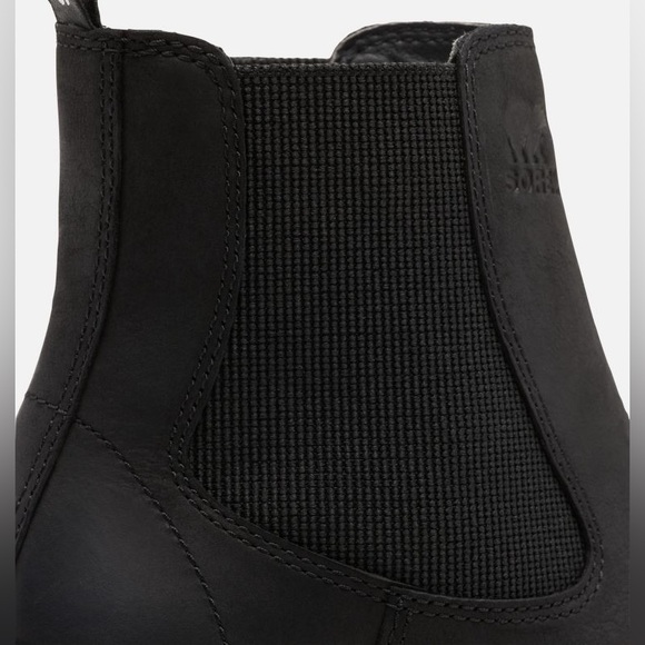 Sorel HI-LINE™ HEEL CHELSEA BOOT | Black Sea Salt | Size: 10 NWT - Picture 3 of 16